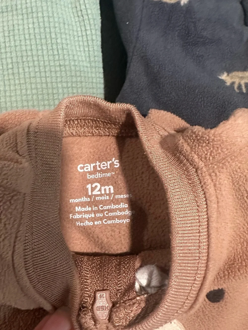 3 12M warm pajamas